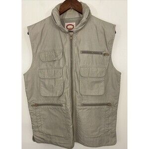 Banana Republic Vintage Safari 80s Vest Mens Sz M Outdoors Photography Fishing